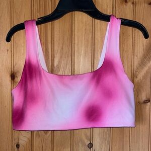H&M pink tie dye dry move sports bra